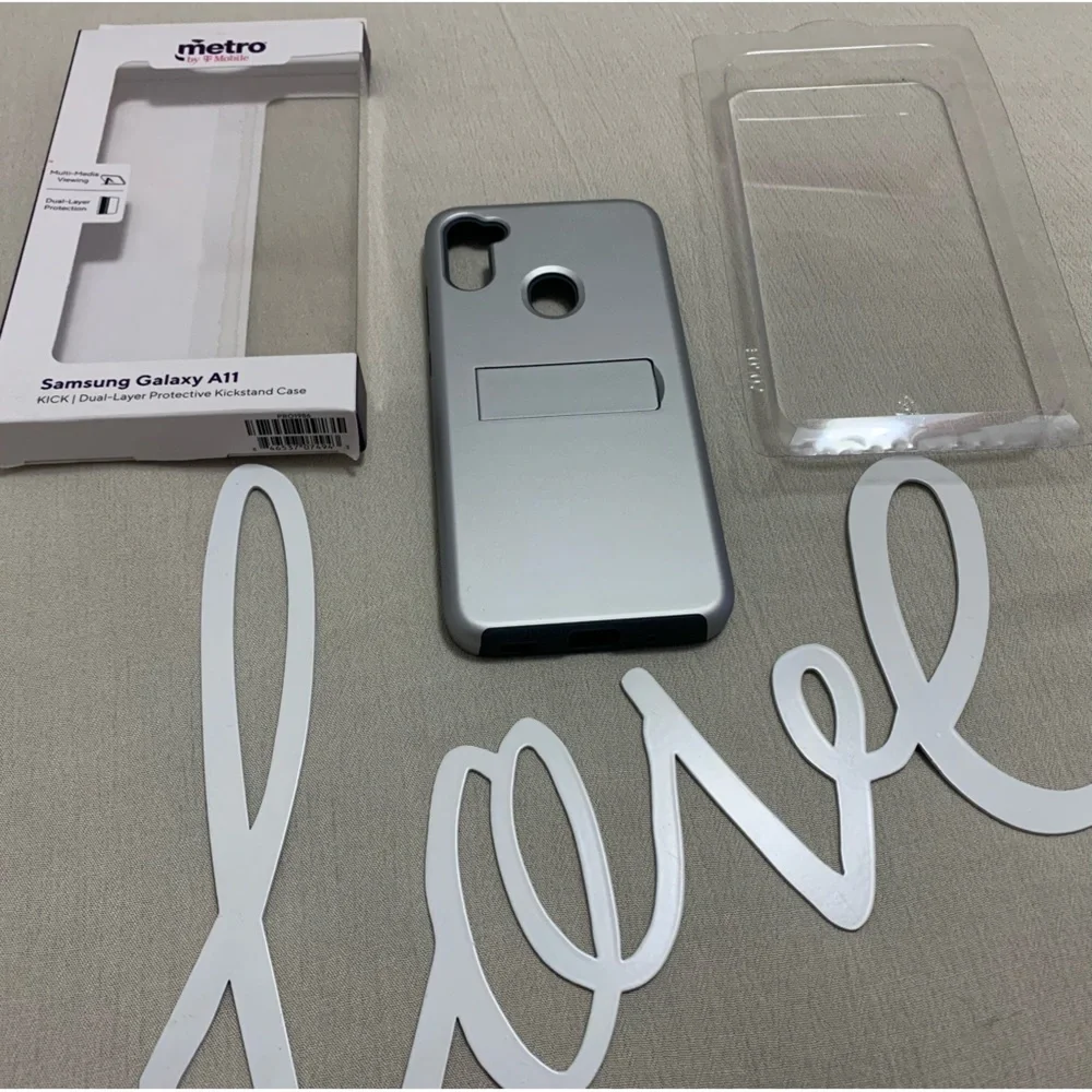 Samsung Galaxy A11 KICK | Dual-Layer Protective Kickstand Case Metro by T-Mobile